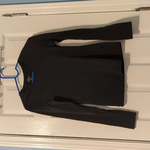 A Plain Black Long sleeve shirt (S)
